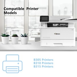 B305 B310 B315 Black Toner Cartridge (with New Chip) Replacement for Xerox 006R04376 006R04377 006R04378 Toner Cartridge Compatible for Xerox B305 B310 B315 Printer (8000 Pages)