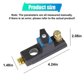 ZIMISI Smart Car Battery Disconnect Switch, 12V/24V Quick Disconnect Battery Cut Off Switch, Universal Master Power Cut Isolator Kill Switch for Car, RV, Boat, Truck (1PC)