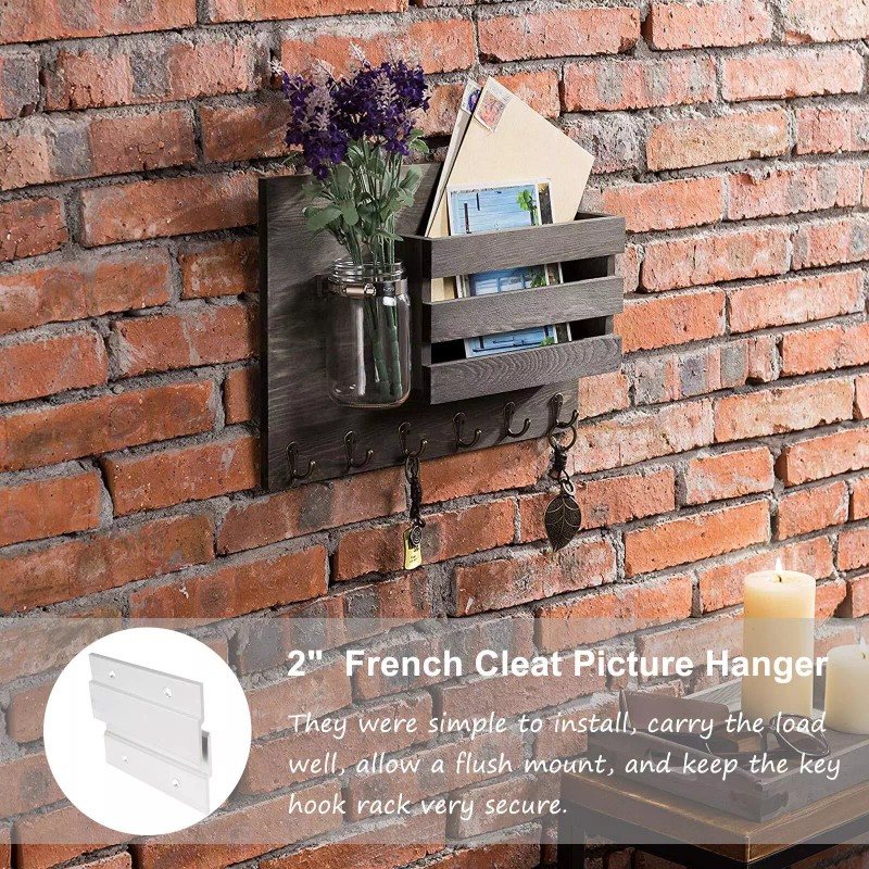 CFOFT French Cleat Picture Hanger Aluminum Z Hanger Interlocking Wall