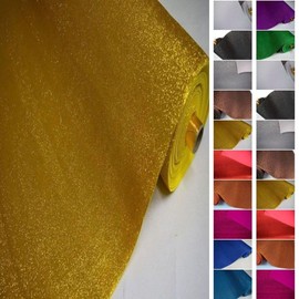 Stoffbook Eva Moosgum 2 mm 90 x 20 cm Craft Supplies Oeko-Tex Foam (Gold Glitter, 90 x 20 cm)