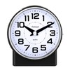 4.3" No Ticking Analog Alarm Clock,Silent Readable for Seniors,Easy to
