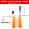 MEKOTRIN 2PCS Automatic Slack Tools, 5/16" Brake Adjustment Tool Ratcheting