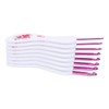 8pcs Crochet Hooks Curved Soft Handle Comfortable Portable Knitting Tool
