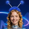 DRESBE Light Up Alien Headband LED Space Headbands Glow Antenna