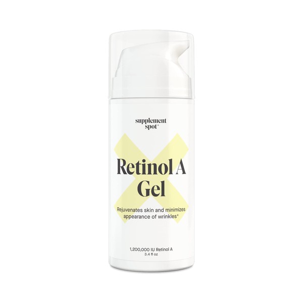 Retinol-A Gel - Anti-Aging Retinol Moisturizer Repairs Fine Lines & Wrinkles – Daily Facial Retinol for Smoother, Firmer & Younger Looking Skin- (99.9% Water Based Gel W/Vitamin A) (3.4 oz.)