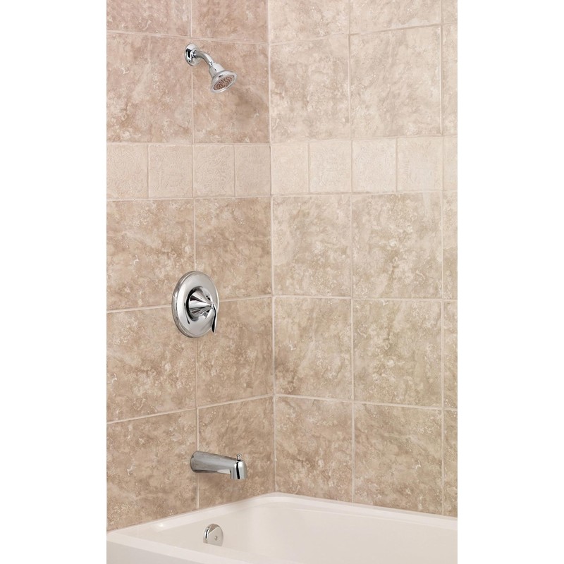 Moen Eva Brushed Nickel 1-Handle Posi-Temp Pressure Balancing Valve Trim