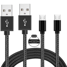 Micro USB Cable 2Pack 3.3ft for Fire HD67810 Kids Edition and Charging Fire HD67810 Tablet,HDX 6" 7" 8.9",Kindle Fire HD, Kindle E-Reader,Oasis,Paperwhite,Voyage,Ps4 Xbox One X /S/Elite Controllers