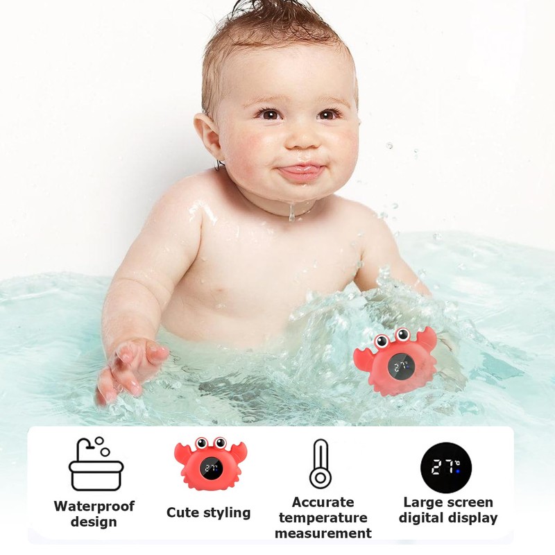 Nizirioo Baby Bath Thermometer, Digital Thermometer: Digital Thermometer for Bathtub