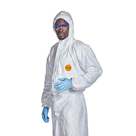 Tyvek 200 Easysafe Protective Type 5/6 Coverall Size Choice, Asbestos Coverall (Medium)
