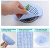 Shower Drain Hair Catcher, Hair Drain Catcher with Suction Cups