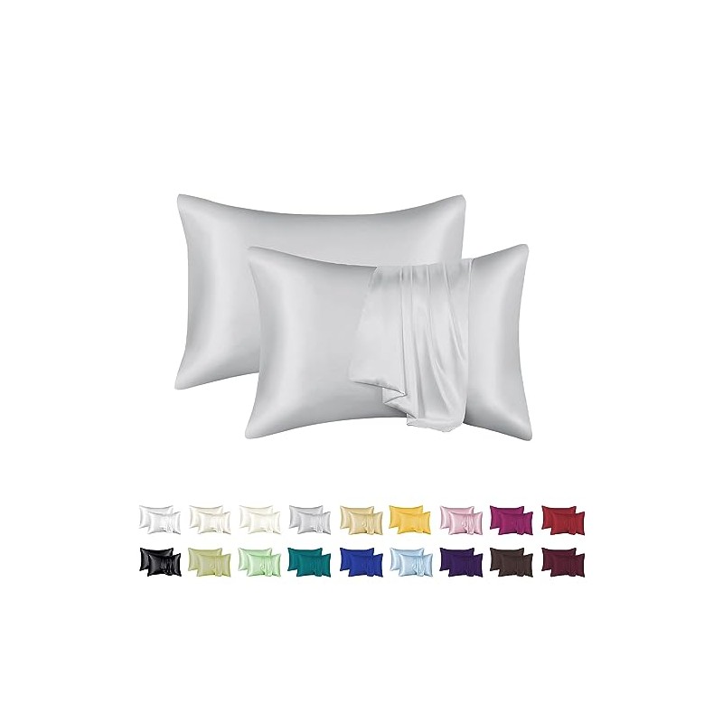 Luxurious Silky Satin Pillowcase for Hair and Skin - Set
