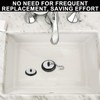 Universal bath plug with Stainless Steel Chain, bath plug replacement,