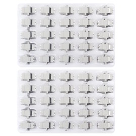 Xunsomten - 50pcs LC to LC Fiber Optical Coupler Adapter LC Coupler Duplex Multimode Adaptor LC-LC Female to Female Duplex Multi Mode Connectors