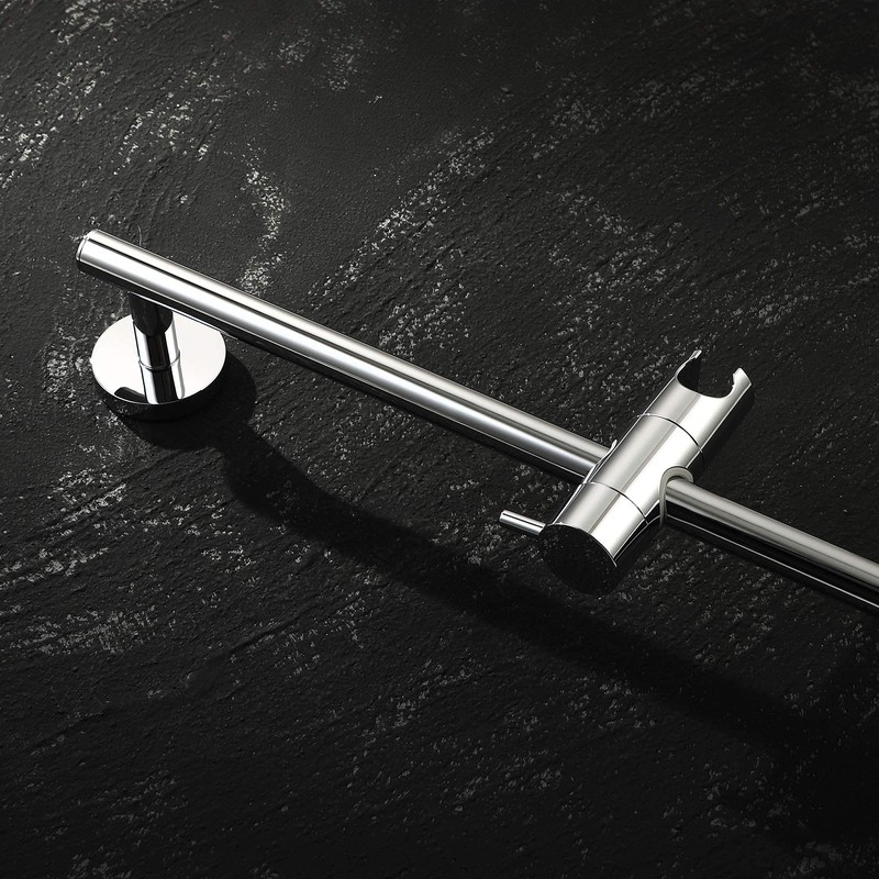 SKOWLL Shower Slide Bar with Adjustable Handheld Shower Head Holder