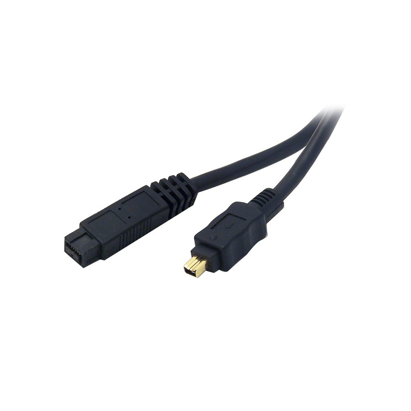 SIIG FireWire 800 9-Pin to 4-Pin Cable, 3 Meters (CB-994012-S1)