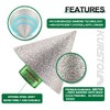 KURSTOL Diamond Cone Tile Bit - Diamond Countersink Drill Bit