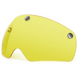 VICTGOAL Bike Helmet Replacement Goggles Visor for VG110, VG112 Cycling Bicycle Helmet (Yellow)
