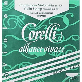 Corelli Violin Alliance String Set with Ball Light 800MLB