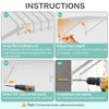 6 Pcs Wire Shelving Support Brackets 12in Wire Shelf Support