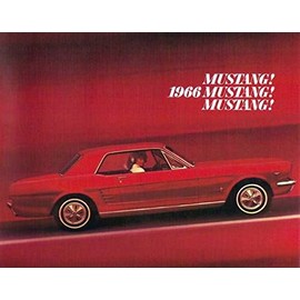 1966 MUSTANG DEALERS SALES BROCHURE - ADVERTISEMENT - Includes Hardtop, Convertribles, Fastback 2+2, Mustang GT