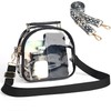 Valleycomfy Women's Clear Bag, Shoulder Transparent Bag, Crossbody Bag, Vinyl