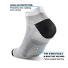 PAPLUS Compression Socks No Show Plantar Fasciitis Sock for Men