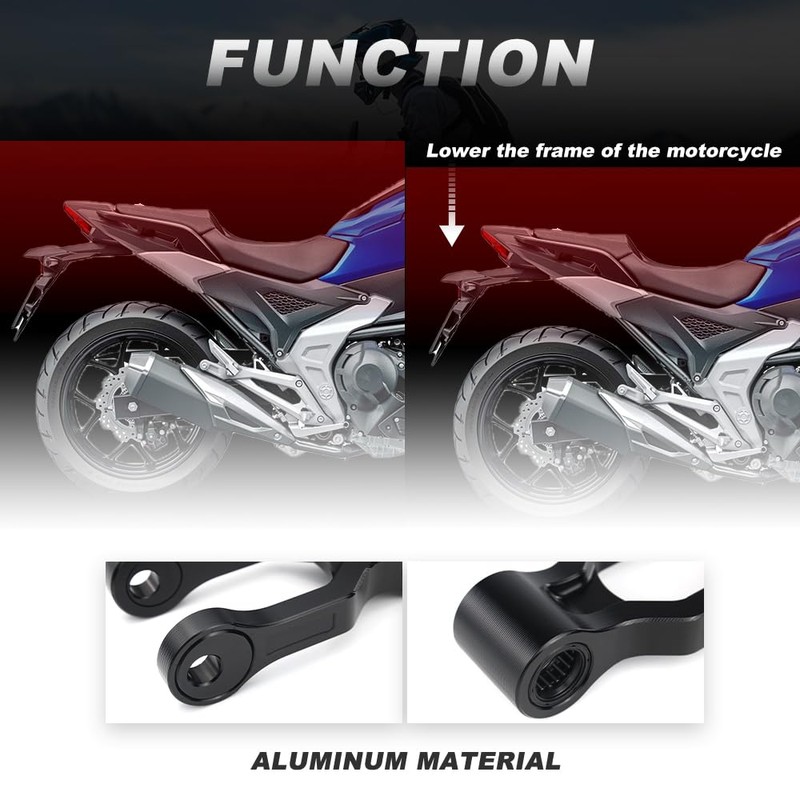Xitomer 0.2-1.2'' Adjustable Lowering Link, Fit for TTR230 2005-2024, Suspension