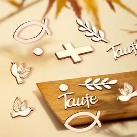 100 Pcs Baby Shower Confetti, Baptism Decoration Table Baptism for Baptism Decoration Baptism Decoration Confirmation Baby Shower Party Boy Girl Fish Decoration Party