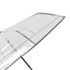 Compact Umbrella Black Transparent Automatic Design Sturdy Structure Travel Umbrella