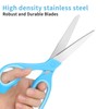 Vutyvve Left-Handed Scissors, 9-Inch Stainless Steel Left-Handed Scissors with Soft