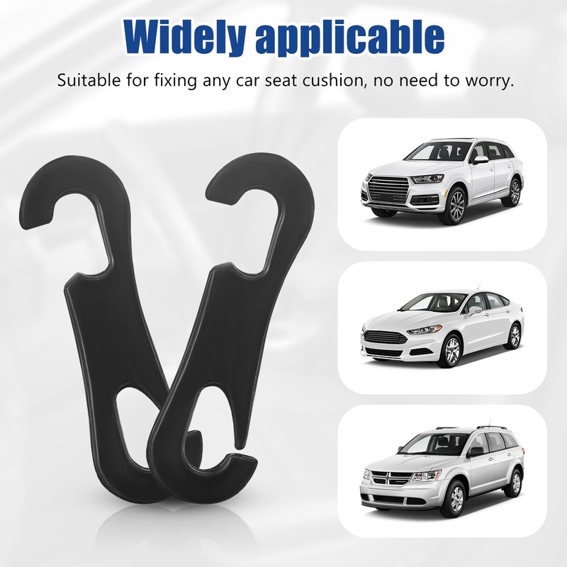 Veemoon 200PCS Car Seat Cover Hooks 1.38inch Seat Cover Clips