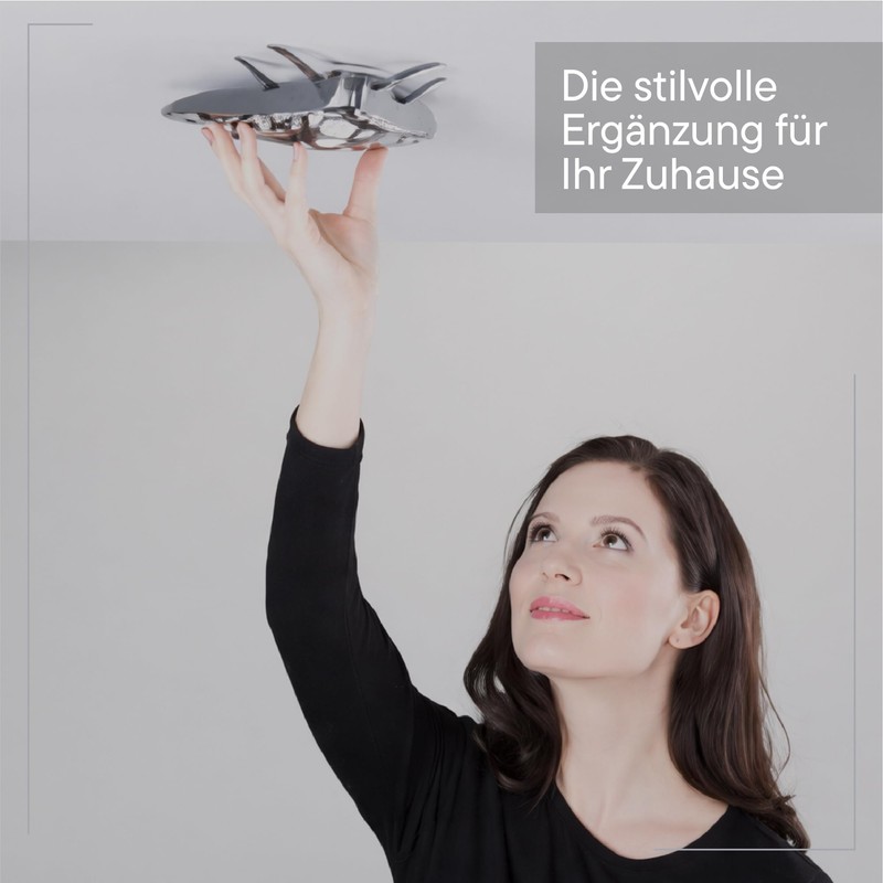 Jalo Smoke Alarm Lento 10 Scandinavian Design - Black