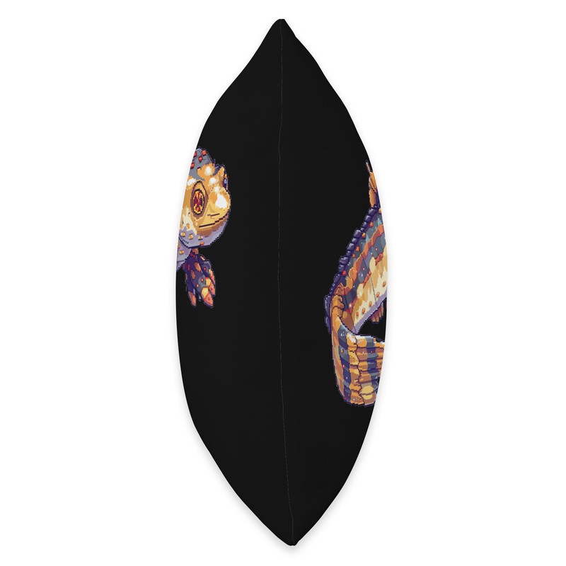 Kuhli Loach 8 Bit Throw Pillow