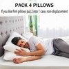 Medium Support Bed Pillows Queen Size Set of 4 Pack