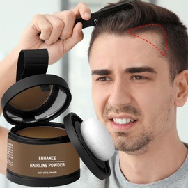 Hair Powder | Root Touchup Powder, Applicator Included,Waterproof Hair Shading Concealer for Gray Coverage, Fine, Thinning Hair