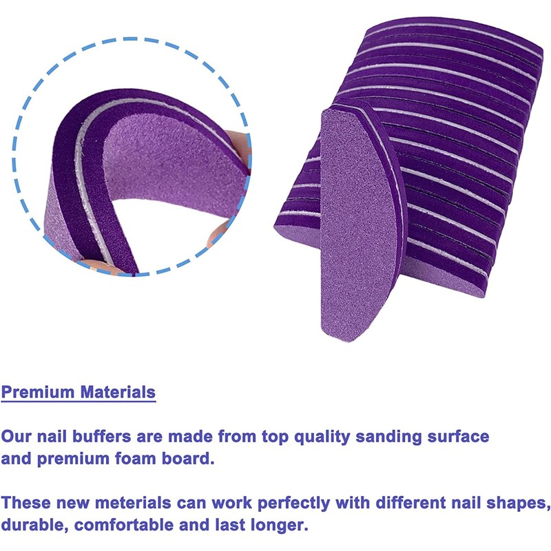 Nail Buffers (40 pcs), Buffer Block Nail Files Bulk for