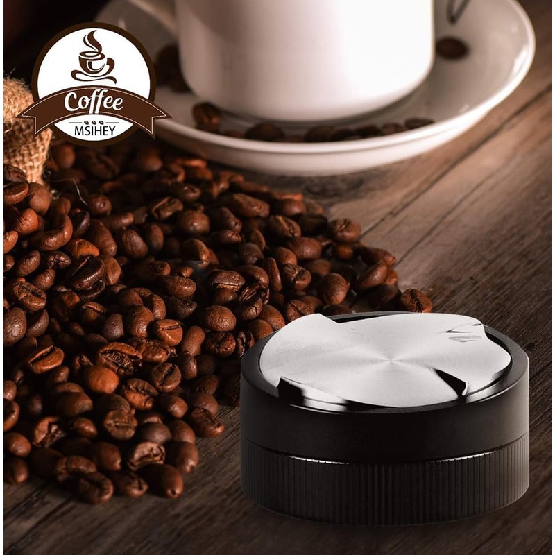 MSIHEY 58 mm Coffee Distributor & Distributor, Gravity Rocker Lever