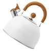 Whistle Kettle Stovetop Stainless Steel Foldable Handle Kitchen Supplies 2.5L
