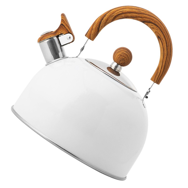 Whistle Kettle Stovetop Stainless Steel Foldable Handle Kitchen Supplies 2.5L
