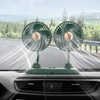 Car Fan,Dual Head USB Fans for Car, USB Powered Car