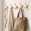 ZAUYX Large Wall Hooks 10 Pack - Brushed Gold Coat