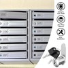 Herbst Pack of 6 Letterbox Lock 20 mm with 4