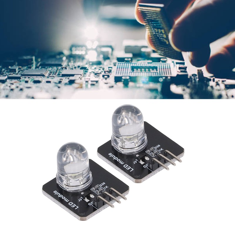 10Pcs LED Module 10mm 3.3V‑5V Decorative Light Board Chip Bulb