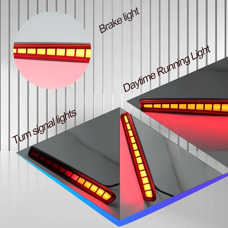 Full LED Rear Reflector Fog DRL Kit for Toyota Corolla