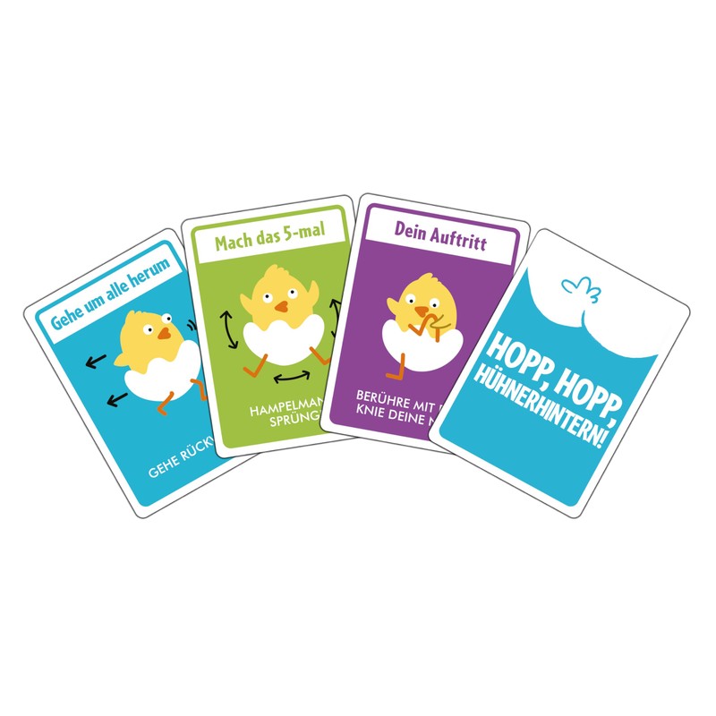 Exploding Kittens, Hopp, Hop, Chicken Hinns! Children's Game, Reaction Game,