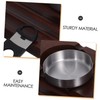 CHILDWEET Wooden Ash Tray with Cigar Cutter Elegant for Practical