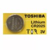 2x New Original Toshiba CR2025 CR 2025 3V LITHIUM BATTERY