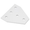203040 T Shape Joining Plate Aluminium Alloy 5‑Hole Joint Bracket