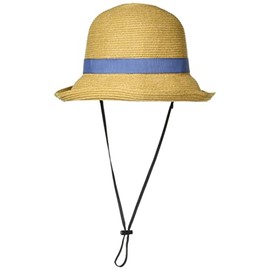 Moon Bat Marylia Relax Hat, Hand Washed Paper Blade with Chin Strap, Sailor Hat, Sun Shade, Straw Hat, Hand Wash, Women's, blue (sky blue)