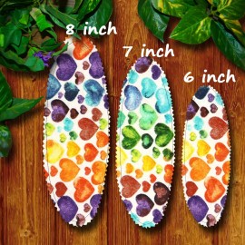 Handmade No more Sweaty Boobies sweat pads! 3 sizes to choose from! Watercolor Hearts - Large